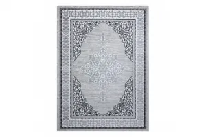 Koberec GLOSS 8490 52 Ornament - slonia kosť, sivý