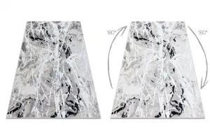 Koberec GLOSS 8488 37 Abstrakcia, glamour - béžový, sivý
