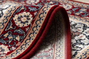 Koberec NAIN Ornament, ramka 6635/51036 béž / bordo