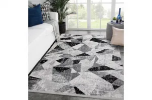 Koberec TULS 51211 Geometrický antracit
