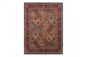Koberec KESHAN Fredzle, Ornament, ramka orientálny 7576/53511 terakota