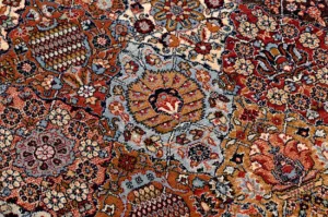 Koberec KESHAN Fredzle, Ornament, ramka orientálny 7576/53511 terakota