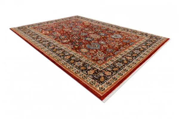 Koberec KESHAN Fredzle, Ornament, ramka orientálny 7573/53577 bordo / granát