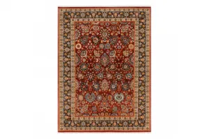 Koberec KESHAN Fredzle, Ornament, ramka orientálny 7573/53577 bordo / granát