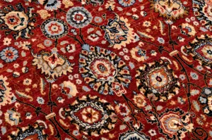 Koberec KESHAN Fredzle, Ornament, ramka orientálny 7573/53577 bordo / granát