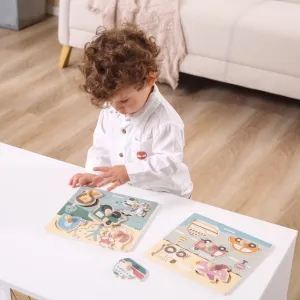 Puzzle s rúčkami Viga 44068 PolarB zvieratká