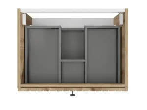ArtDef Skrinka pod umývadlo RIETTI OAK EVOKE D60 | 60 cm