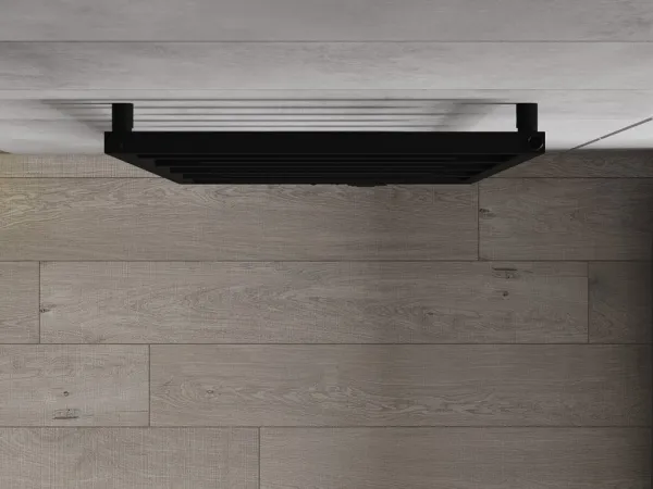 MEXEN - Orlando vykurovací rebrík/radiátor 1380 x 600 mm, 499 W, čierny W207-1380-600-00-70