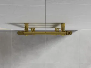 MEXEN - Mars vykurovací rebrík/radiátor 500 x 400 mm, 140 W, zlatý W110-0500-400-00-50