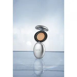 TIRTIR Mask Fit Aura Cushion hydratačný make-up v hubke pre rozjasnenie pleti odtieň 43N Deep Cocoa 18 g