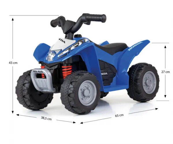Elektrická štvorkolka Milly Mally Honda ATV modrá