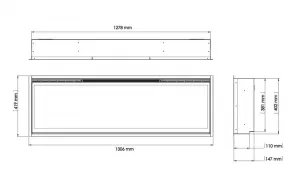 Dimplex Ignite EVOLVE 50" ECO LED - elektrický krb