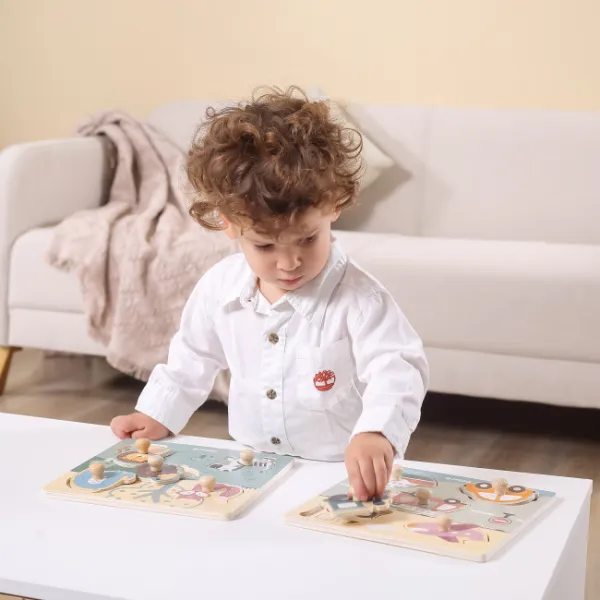 Puzzle s rúčkami Viga 44068 PolarB zvieratká