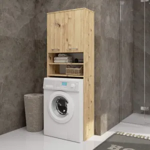 Ak furniture Koupelnová skříňka nad pračku FIN dub artisan