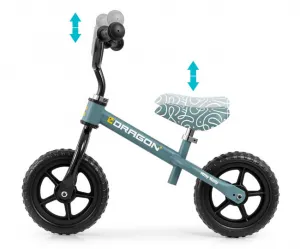Detský balančný bicykel Milly Mally Dragon denim