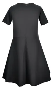 Fashionkids Dievčenské šaty LIZA M/448 čierna Farba: Čierna, Veľkosť: 152