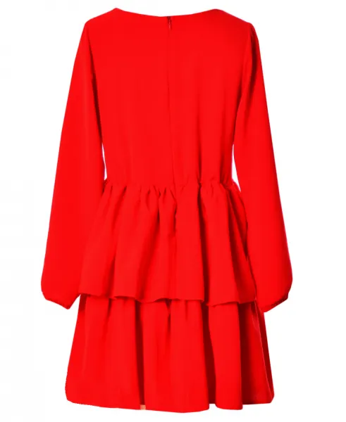 Fashionkids Dievčenské šaty SOPHIA  M/402 Farba: Červená, Veľkosť: 152