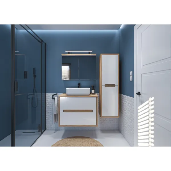ArtDef Zrkadlová skrinka SPACE E60 | dub craft