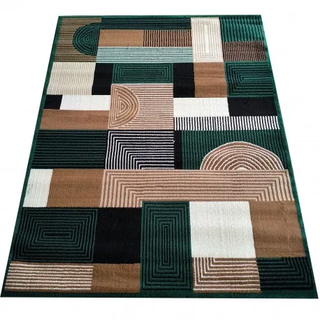 KoberecAlfasgeometrickýmvzorom-zelenýŠírka:60cm|Dĺžka:100cm68260_124298
