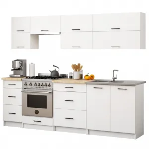 Ak furniture Kuchyňská skříňka OLIVIE III 40x85 cm matná bílá/dub sonoma