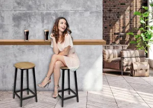 TZB Barová židle FLINT modern oak/černá