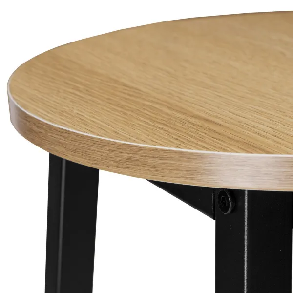 TZB Barová židle FLINT modern oak/černá