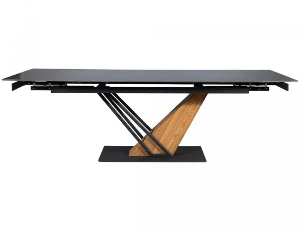 Signal Rozkládací jídelní stůl Genesis 180/240 cm černý/jasan