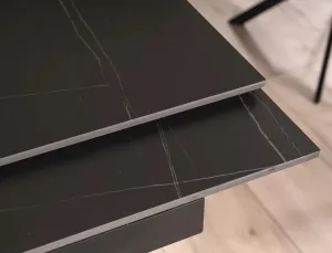 Signal Rozkládací jídelní stůl Genesis 180/240 cm černý/jasan