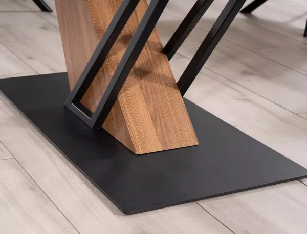 Signal Rozkládací jídelní stůl Genesis 180/240 cm černý/jasan