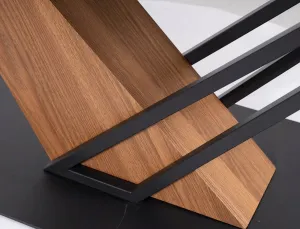 Signal Rozkládací jídelní stůl Genesis 180/240 cm černý/jasan