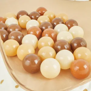 Bieco - Súprava hracích loptičiek - Chocolate Bliss - 100 ks