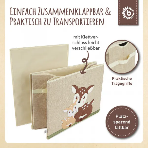 Bieco - Úložný box s vekom - jelenčeky