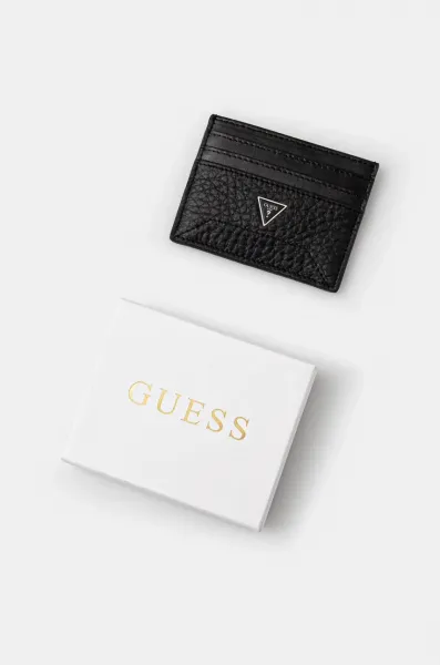 Kožené puzdro na karty Guess BARCELLONA
