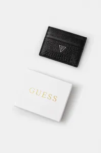Kožené puzdro na karty Guess BARCELLONA