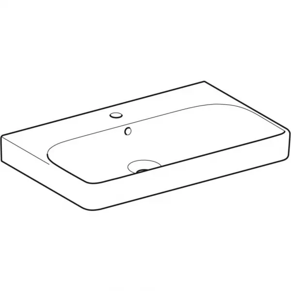 Geberit Smyle Square - Umývadlo 500.249.01.1