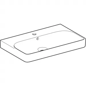 Geberit Smyle Square - Umývadlo 500.249.01.1