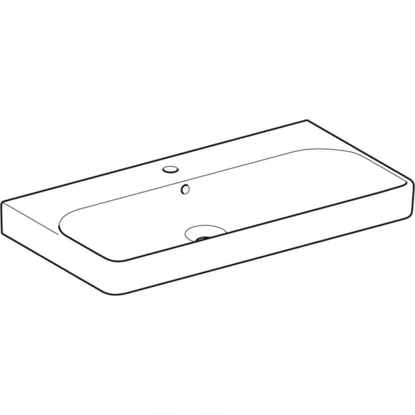 Geberit Smyle Square - Umývadlo 500.251.01.1