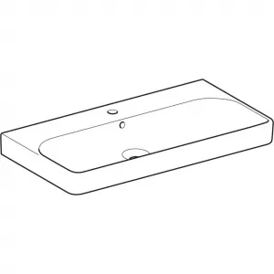 Geberit Smyle Square - Umývadlo 500.251.01.1