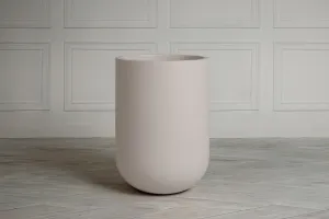 Pottery Pots Kvetináč Zenith, hodvábne biela, viac veľkostí - Potterypots Velikost: S - ⌀ 39, v. 55 cm