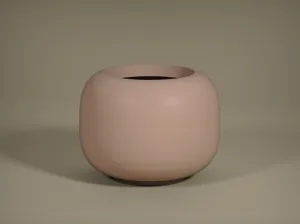 Pottery Pots Kvetináč Sphere Low, púdrovo ružová, viac veľkostí - Potterypots Velikost: S - ⌀ 45,6, v. 34,4 cm