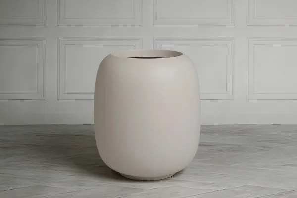 Pottery Pots Kvetináč Sphere, hodvábne biela, viac veľkostí - Potterypots Velikost: S - ⌀ 43,6, v. 48,3 cm