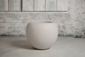 Pottery Pots Kvetináč Stream, hodvábne biela, viac veľkostí - Potterypots Velikost: M - ⌀ 57, v. 46,8 cm