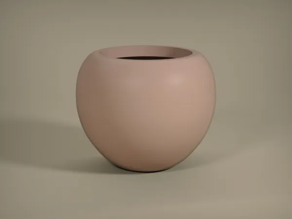 Pottery Pots Kvetináč Stream, púdrovo ružová, viac veľkostí - Potterypots Velikost: L - ⌀ 65,1, v. 53,5 cm