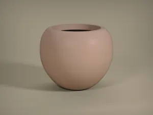 Pottery Pots Kvetináč Stream, púdrovo ružová, viac veľkostí - Potterypots Velikost: L - ⌀ 65,1, v. 53,5 cm