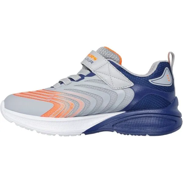 Skechers MICROSPEC MAX ADVANCE Detská voľnočasová obuv, sivá, veľkosť