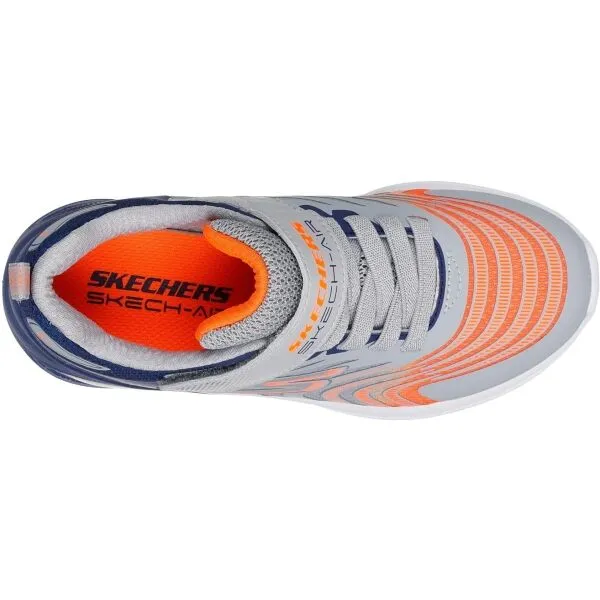 Skechers MICROSPEC MAX ADVANCE Detská voľnočasová obuv, sivá, veľkosť