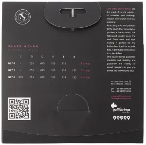 Galli BASS BLACK NYLON 4-Strings  G77
