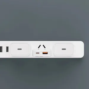Dudao GaN nabíjačka 30W USB / USB-C + kábel USB-C - USB-C, A30EUT, biela