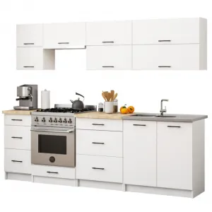 Ak furniture Kuchyňská skříňka OLIVIE III 40x85 cm matná bílá/dub sonoma