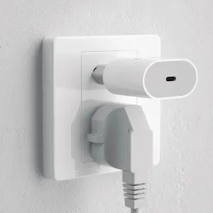 Dudao A14EU nabíjačka USB-C, PD 20W + kábel USB-C - USB-C, biela